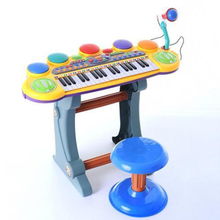 儿童音乐玩具 带麦37键调多功能益智电子琴
